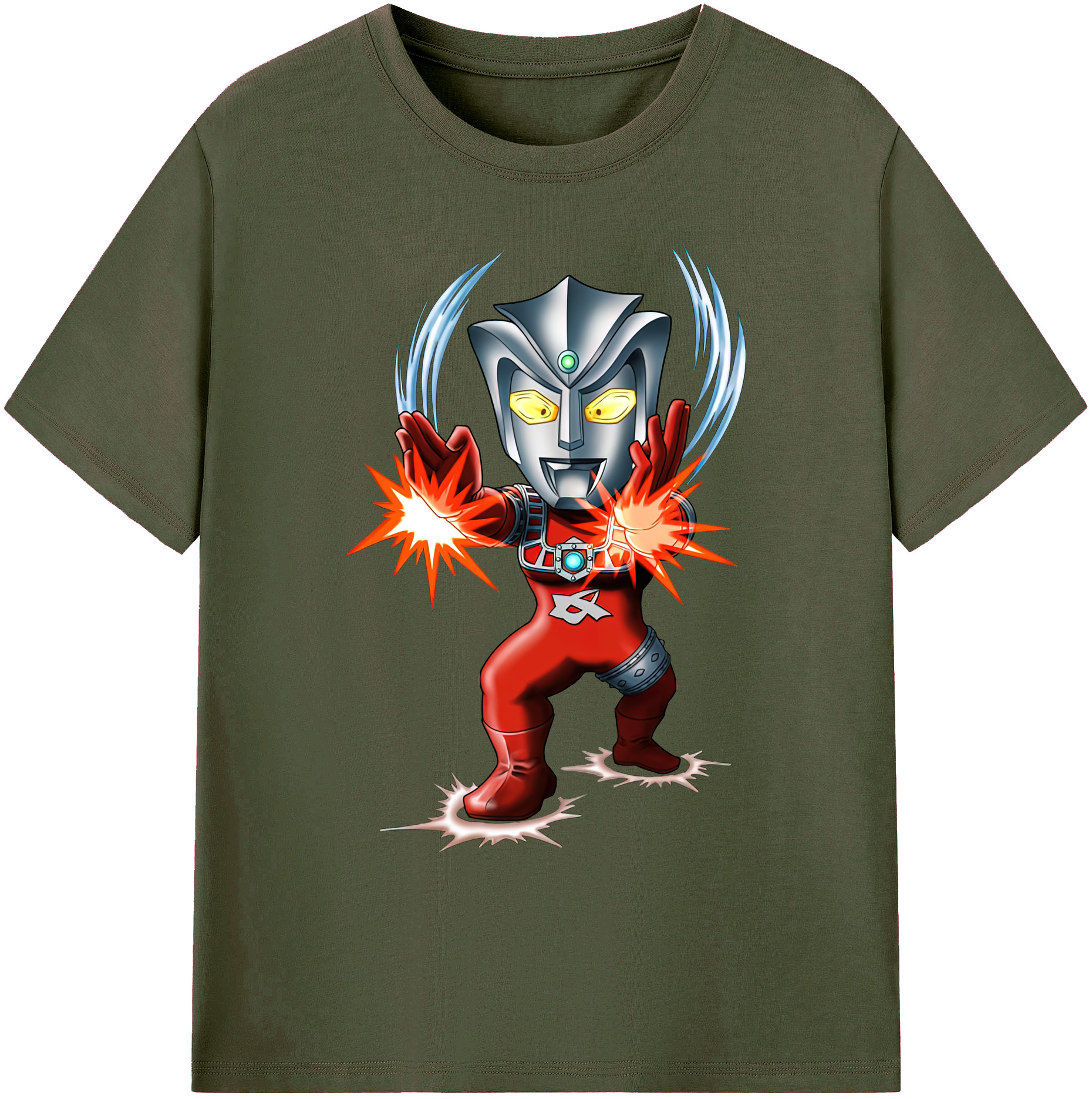 （画像用） ウルトラマン Ultraman 綿100％ メンズ半袖Tシャツ｜肌触りやわらか＆通気性